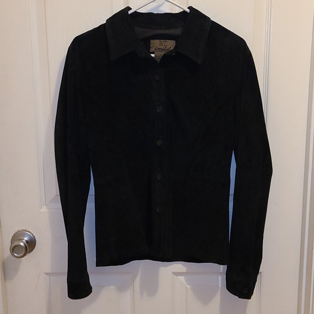 B.T. limited Suede Button Up Coat
